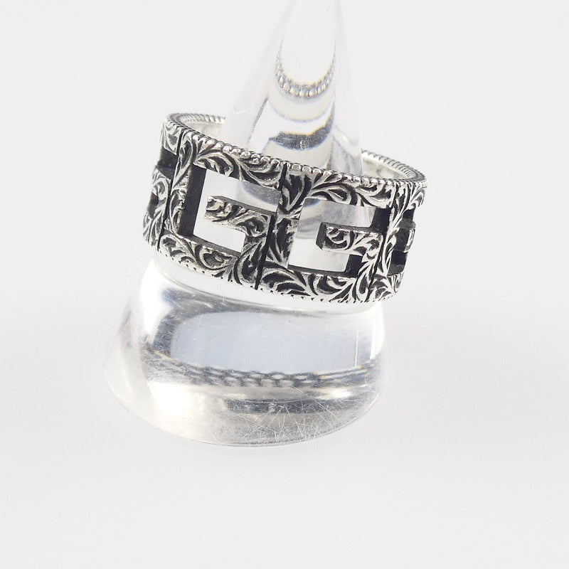 【中古】GUCCI | グッチ Gスクエア リング・指輪 551918 シルバー