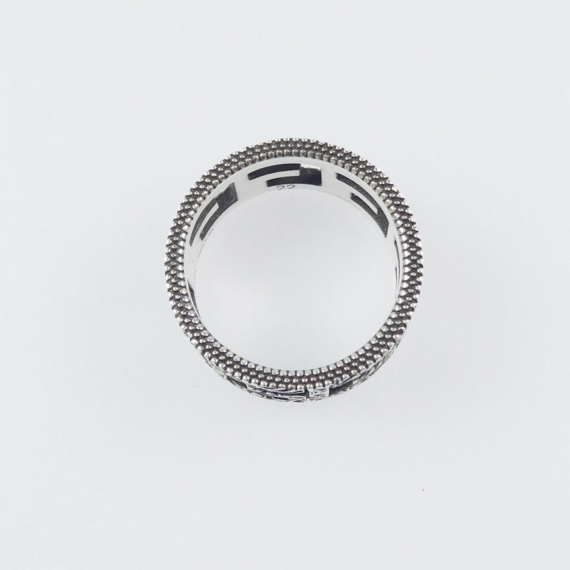 【中古】GUCCI | グッチ Gスクエア リング・指輪 551918 シルバー