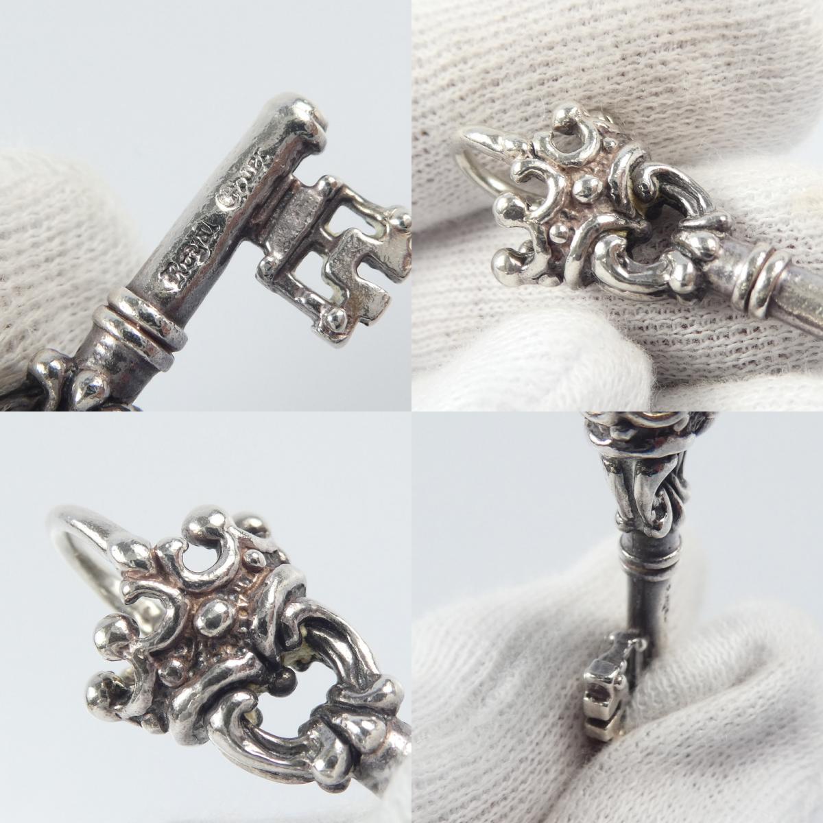 【中古】ROYAL ORDER | ロイヤルオーダー SMALL KEY PENDANT ペンダントトップ シルバー