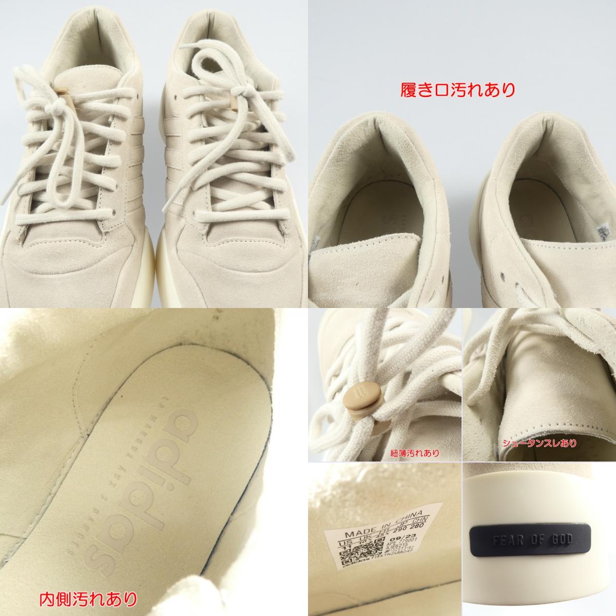 【中古】FEAR OF GOD | フィアオブゴッド ATHLETICS 86 Low "Talc" スニーカー IE6215 ベージュ 29cm