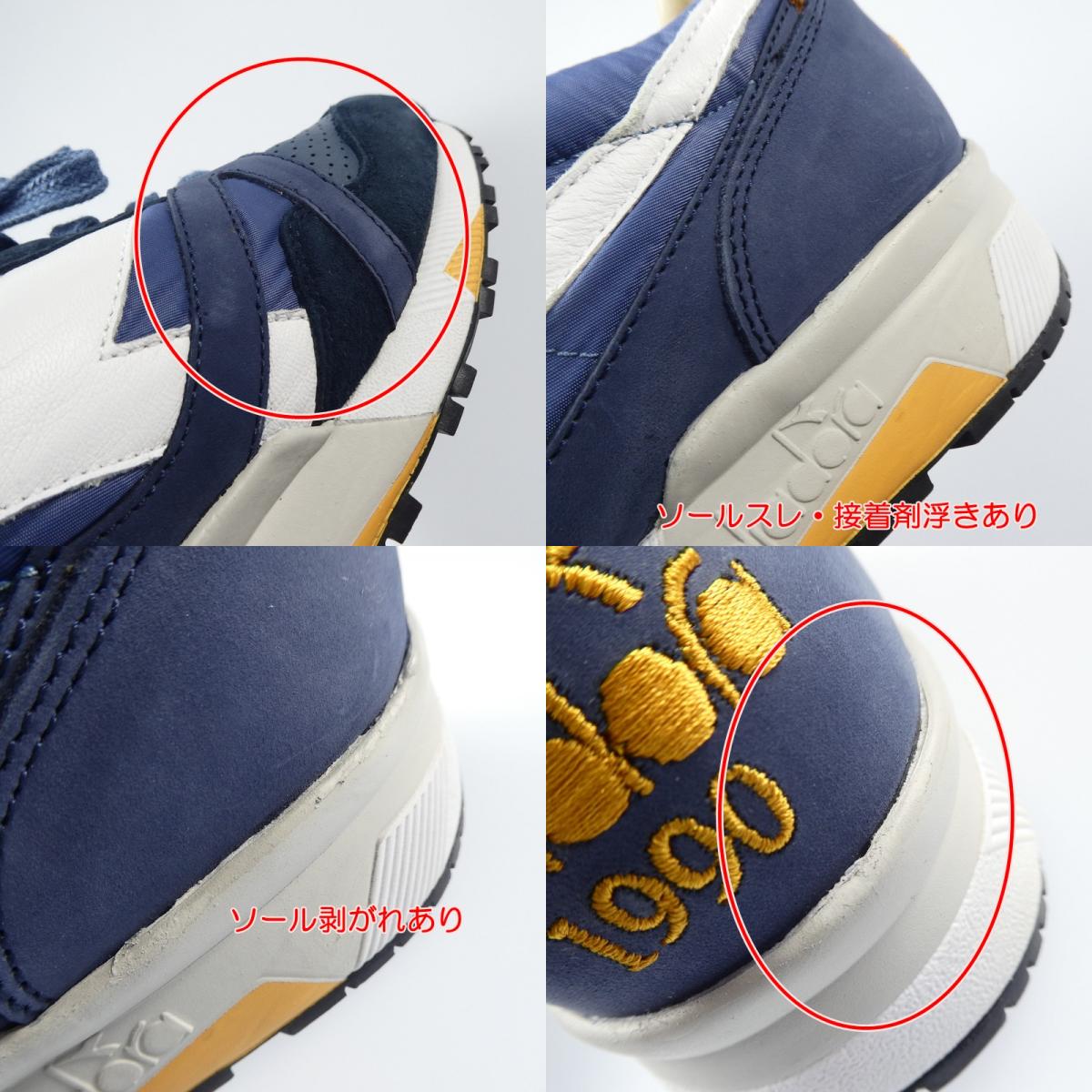 【中古】Diadora | ディアドラ N9000 H ITA スニーカー 172782 ネイビー 28.5cm