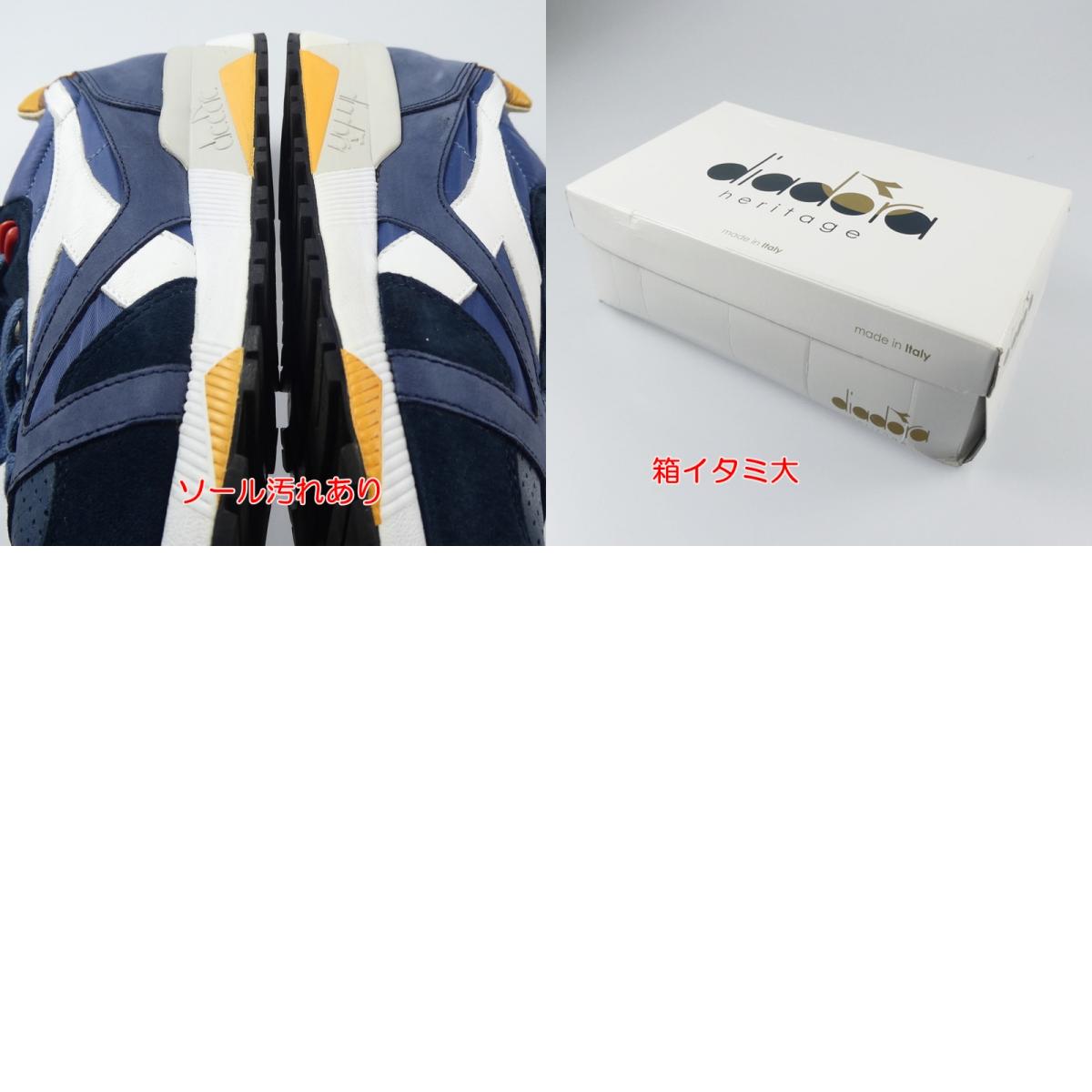 【中古】Diadora | ディアドラ N9000 H ITA スニーカー 172782 ネイビー 28.5cm