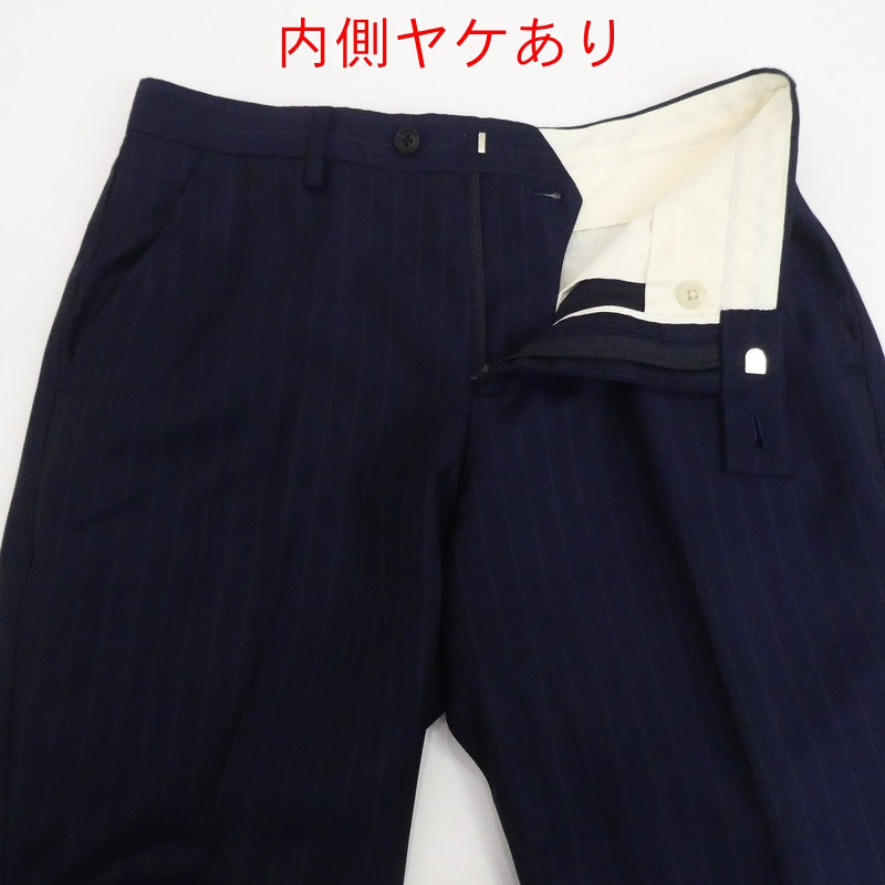 【中古】Paul Smith | ポール・スミス オルタネートストライプ 2Bスーツ セットアップ 293005 ネイビー サイズ:M