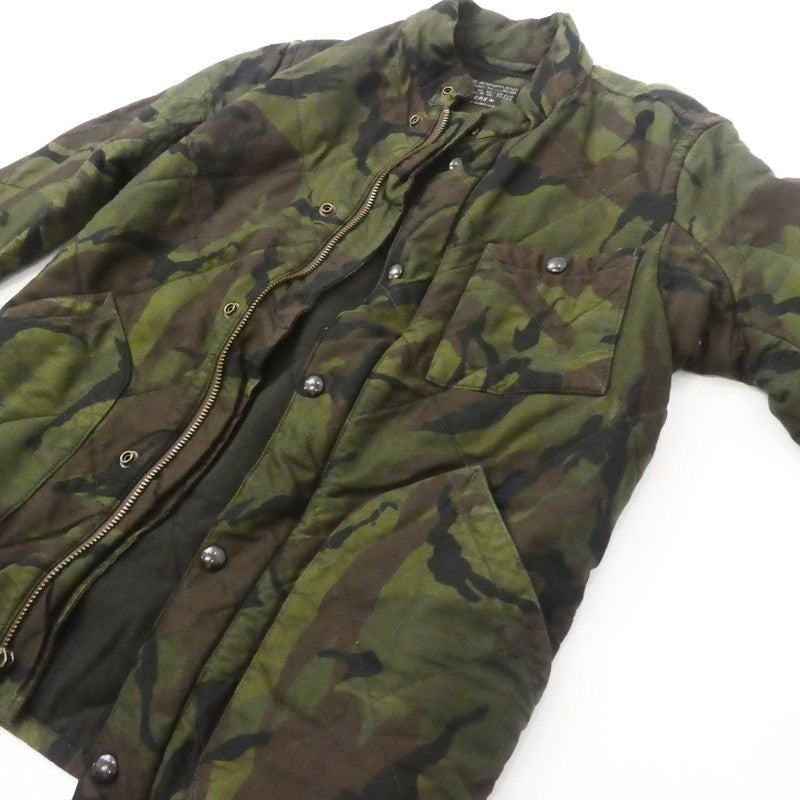 【中古】J.CREW | ジェイクルー その他アウター Broadmoor Quilted Jacket 2014S/S IDEALジップ使用 カモ