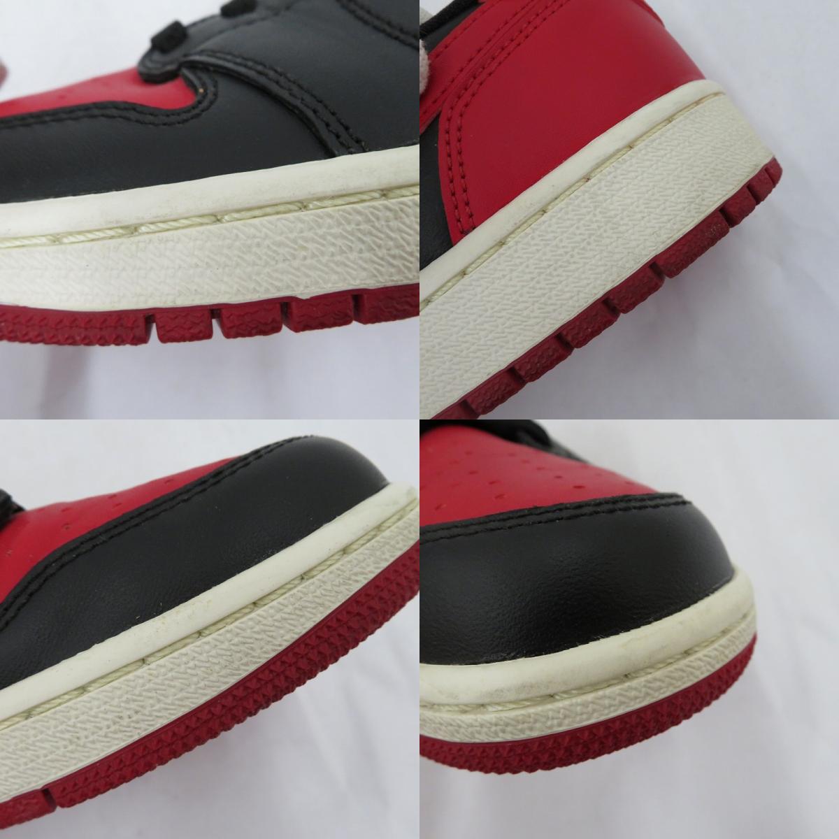 NIKE | ナイキ Air Jordan 1 Retro Low 'Bred' (2015) スニーカー 705329-001 エアジョーダン レッド 27.5cm【瀬戸大橋店】