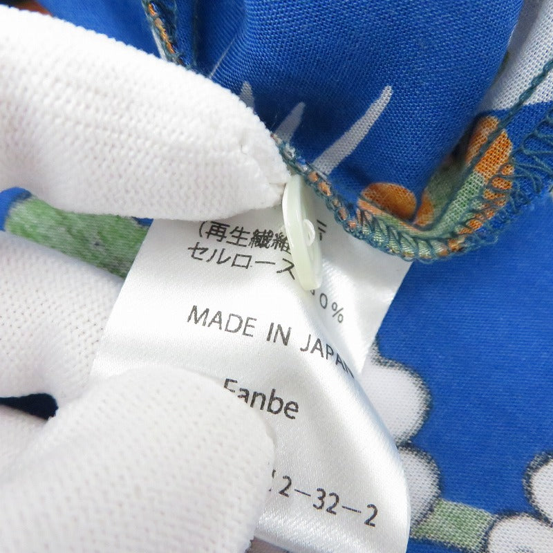 Eanbe/昇龍鳳凰BLUE その他トップス アロハ ブルー サイズ:M【瀬戸大橋店】