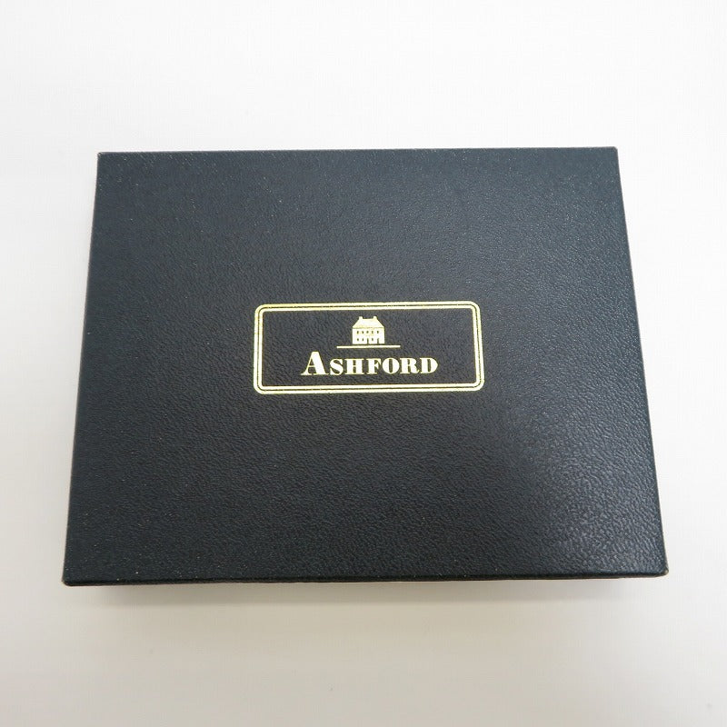 シャルトル カードケース ASHFORD ブルー【瀬戸大橋店】