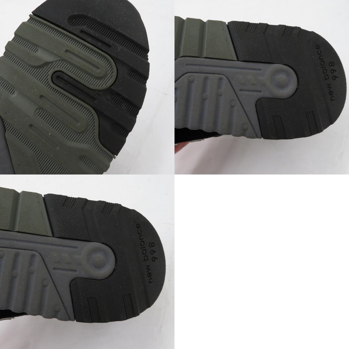 【中古】NEW BALANCE | ニューバランス USA製 スニーカー U998BL ブラック 25cm【瀬戸大橋店】