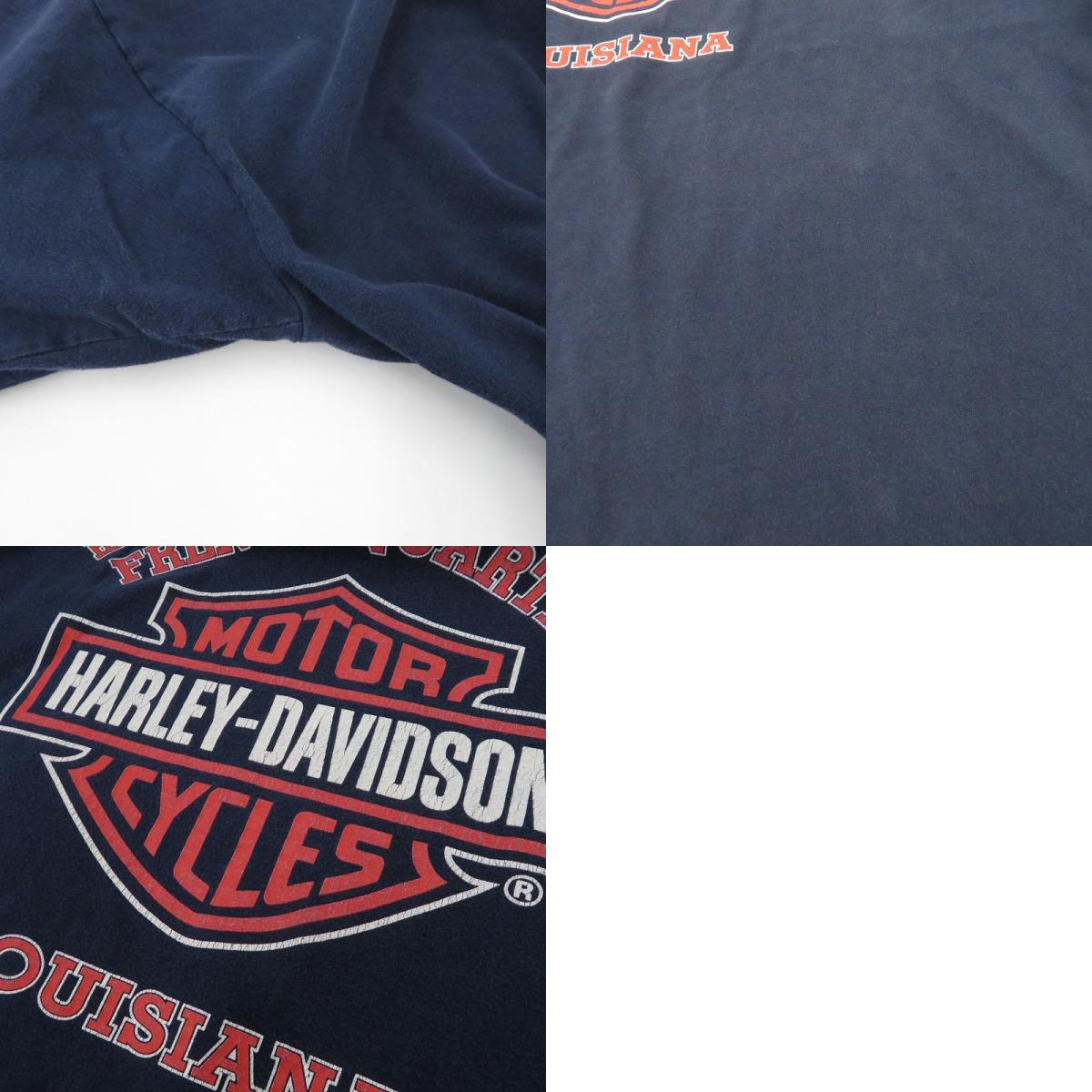 HARLEY-DAVIDSON | ハーレーダビットソン 半袖Tシャツ ネイビー サイズ:XL【瀬戸大橋店】