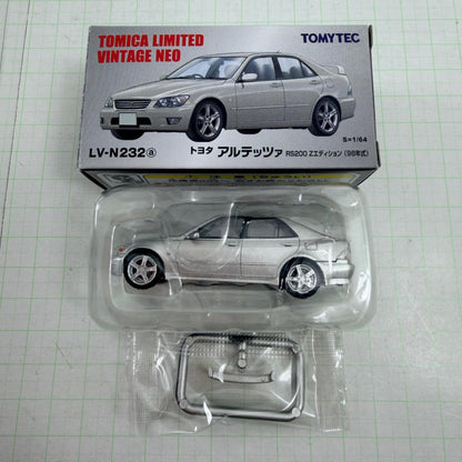 おもちゃ・玩具 LV-N232a トヨタ アルテッツァ RS200 Zエディション 98年式 トミカ リミテッドヴィンテージNEO トミーテック【728-7465】【瀬戸大橋店】