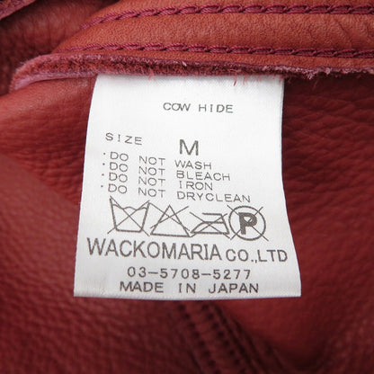 WACKOMARIA | ワコマリア レザー レッド サイズ：M【瀬戸大橋店】