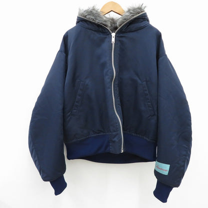 FOX HOODED BOMBER JACKET その他アウター ネイビー【瀬戸大橋店】