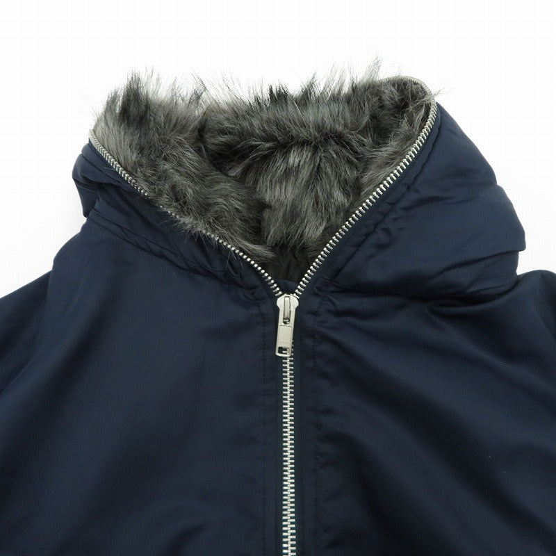 FOX HOODED BOMBER JACKET その他アウター ネイビー【瀬戸大橋店】
