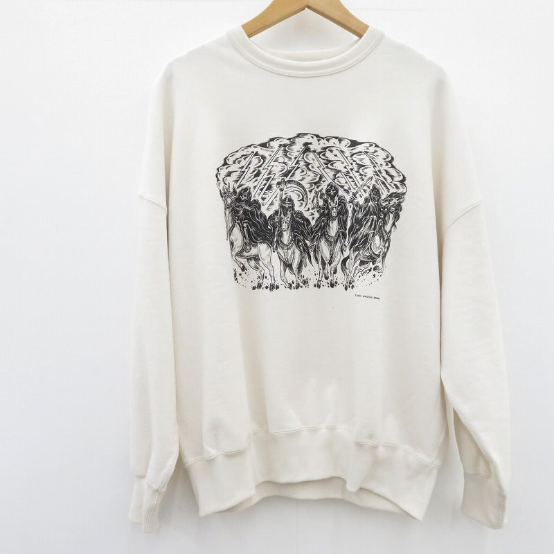 COOTIE | クーティー ×Magical Design/Print Sweat Crew スウェット CTE-24A336 アイボリー サイズ：S【瀬戸大橋店】