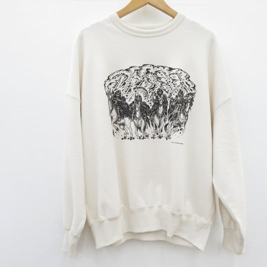 COOTIE | クーティー ×Magical Design/Print Sweat Crew スウェット CTE-24A336 アイボリー サイズ：S【瀬戸大橋店】
