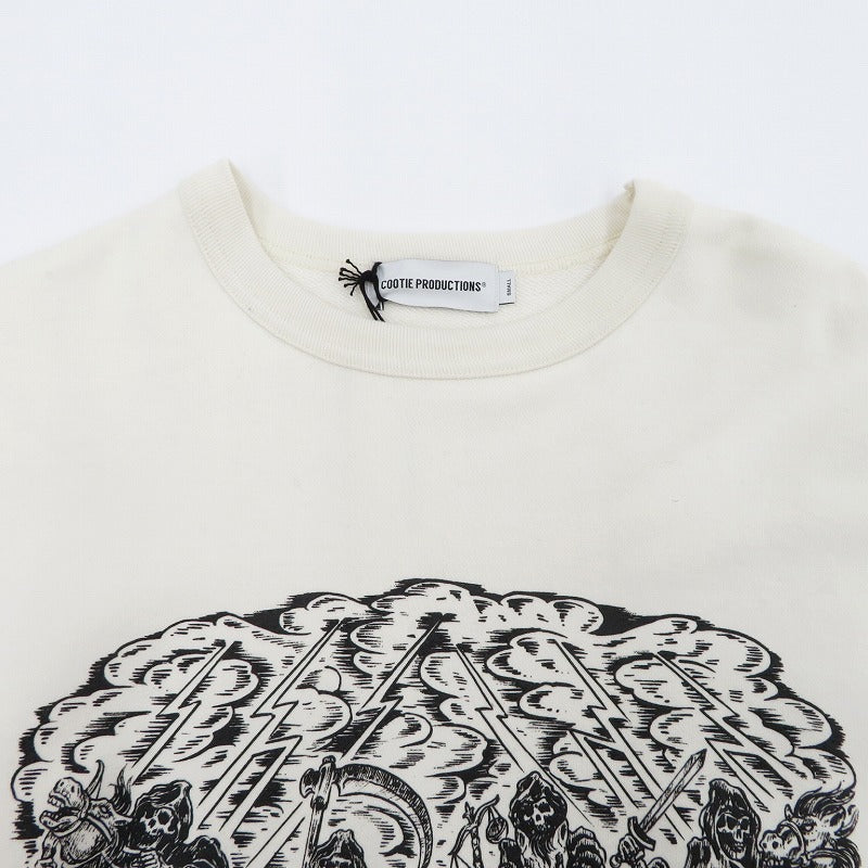 COOTIE | クーティー ×Magical Design/Print Sweat Crew スウェット CTE-24A336 アイボリー サイズ：S【瀬戸大橋店】