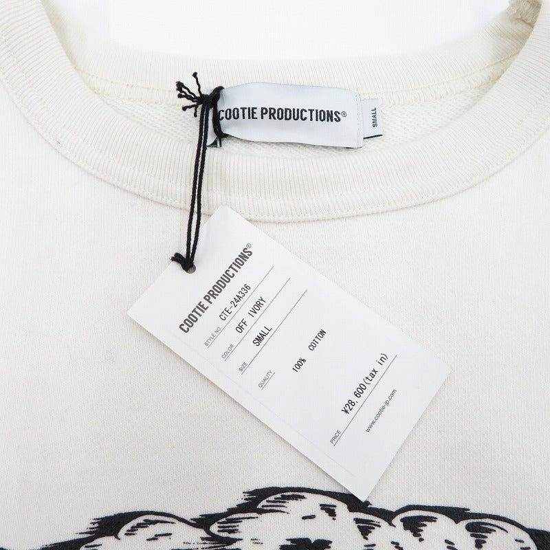 COOTIE | クーティー ×Magical Design/Print Sweat Crew スウェット CTE-24A336 アイボリー サイズ：S【瀬戸大橋店】
