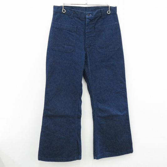 MILITARY衣料 | ミリタリーイリョウ DENIM UTILITY TROUSERS デニムパンツ 8405-01-182-3870 ネイビー サイズ：32【瀬戸大橋店】
