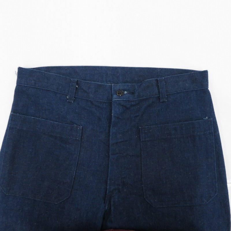 MILITARY衣料 | ミリタリーイリョウ DENIM UTILITY TROUSERS デニムパンツ 8405-01-182-3870 ネイビー サイズ：32【瀬戸大橋店】