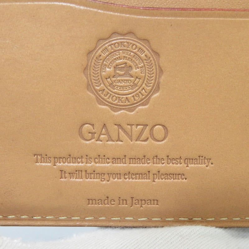 GANZO | ガンゾ ｺｰﾄﾞﾊﾞﾝ 二つ折り財布 ブラック【瀬戸大橋店】