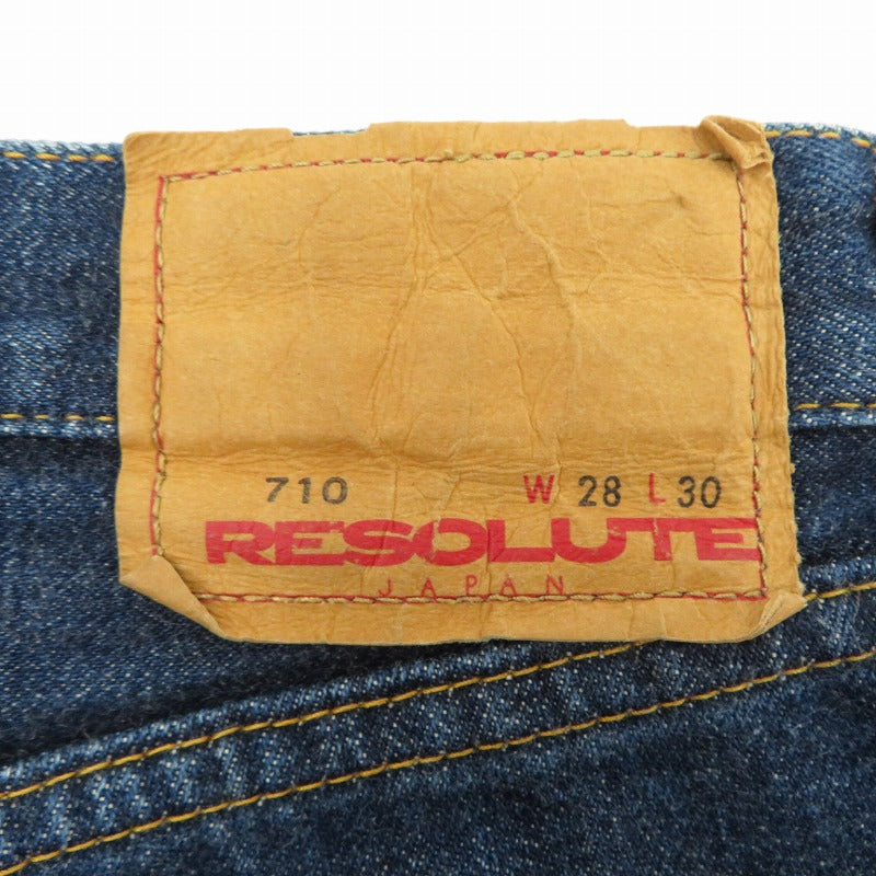 RESOLUTE | リゾルト 710 デニムパンツ ブルー【瀬戸大橋店】