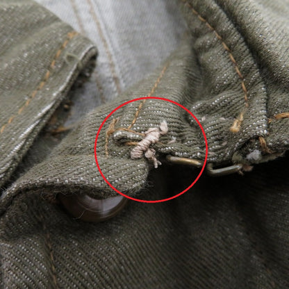 MILITARY衣料 | ミリタリーイリョウ イギリス軍 OVERALLS DENIM BLOUSES ミリタリージャケット カーキグリーン【瀬戸大橋店】