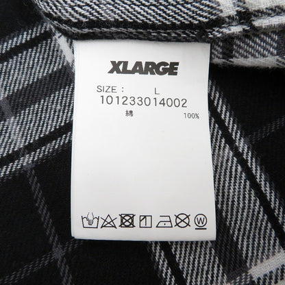 X-LARGE | エクストララージ 長袖シャツ 101233014002 ブラック サイズ：L【瀬戸大橋店】