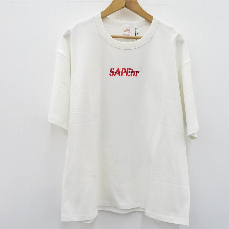 SAPEur | サプール MASATOSHI HAMADA S/S Tee 半袖Ｔシャツ A0022-115 ホワイト サイズ：L【瀬戸大橋店】