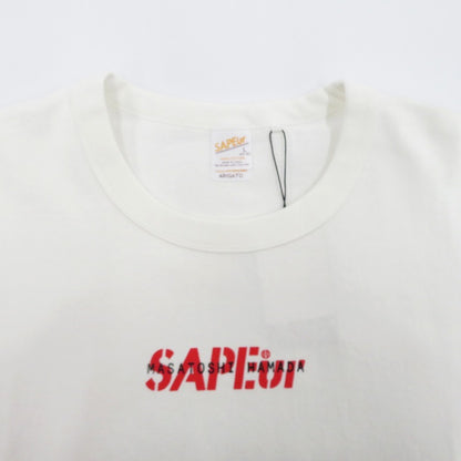 SAPEur | サプール MASATOSHI HAMADA S/S Tee 半袖Ｔシャツ A0022-115 ホワイト サイズ：L【瀬戸大橋店】