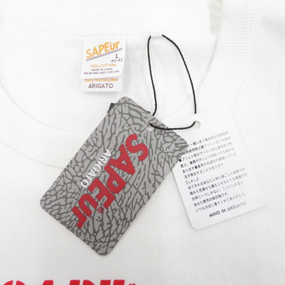 SAPEur | サプール MASATOSHI HAMADA S/S Tee 半袖Ｔシャツ A0022-115 ホワイト サイズ：L【瀬戸大橋店】
