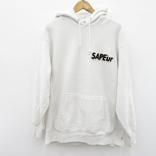 SAPEur | サプール パーカー ホワイト サイズ：L【瀬戸大橋店】
