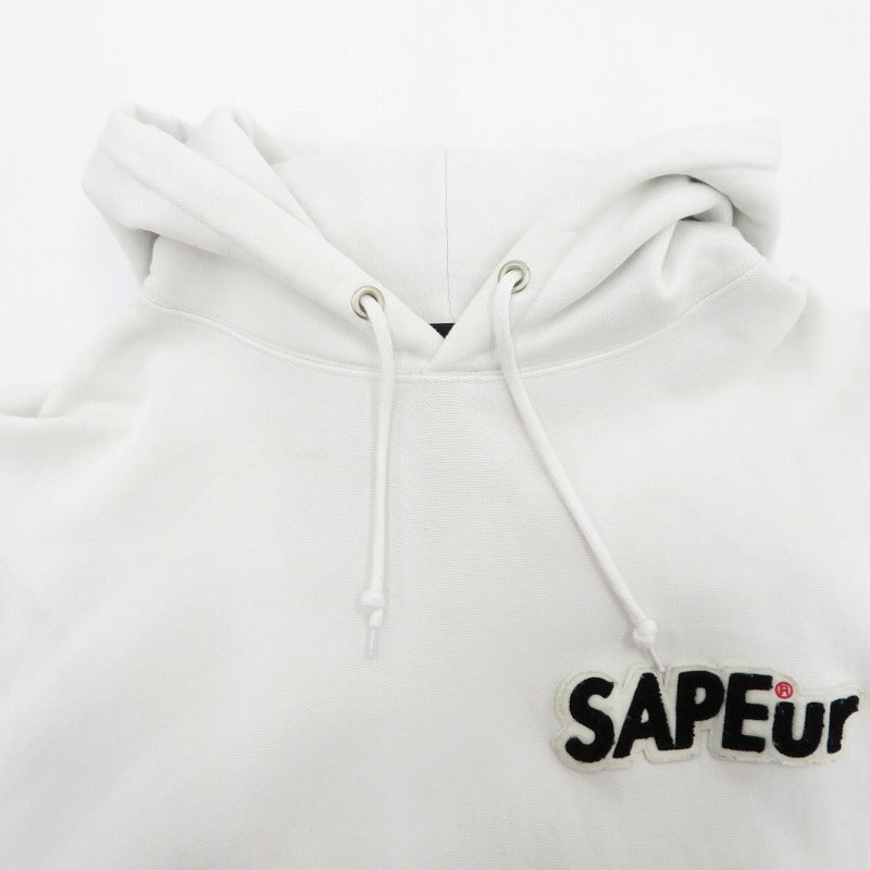 SAPEur | サプール パーカー ホワイト サイズ：L【瀬戸大橋店】