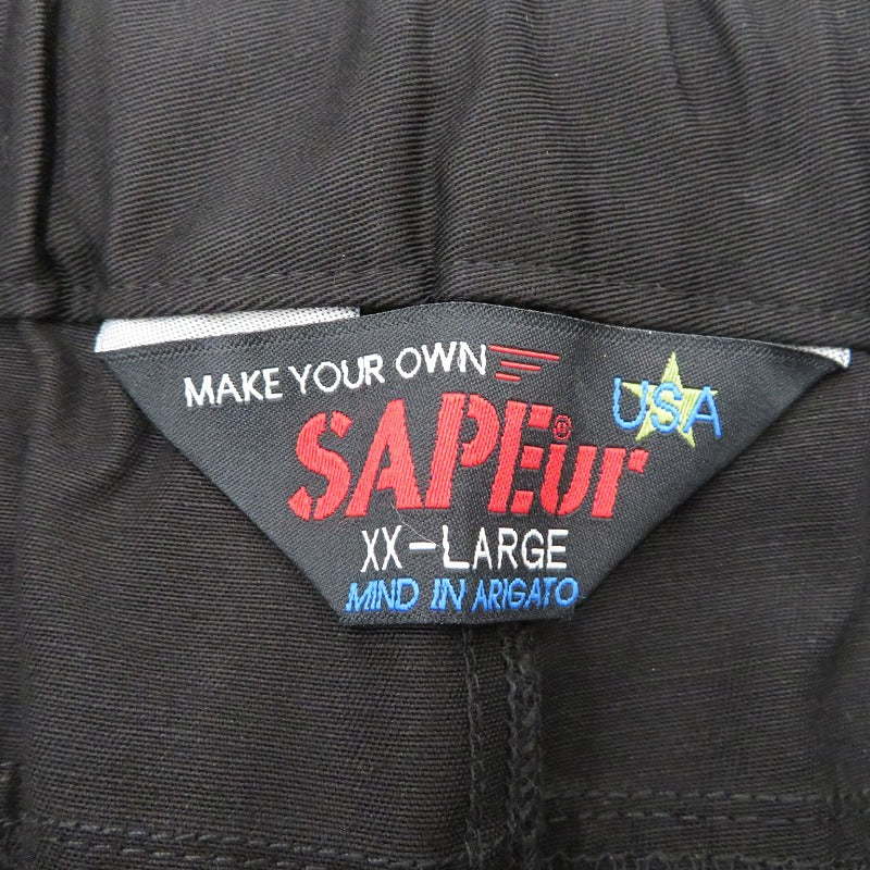 SAPEur | サプール SKATE PANTS MK3 パンツ A0024-070 ブラック サイズ：XXL【瀬戸大橋店】