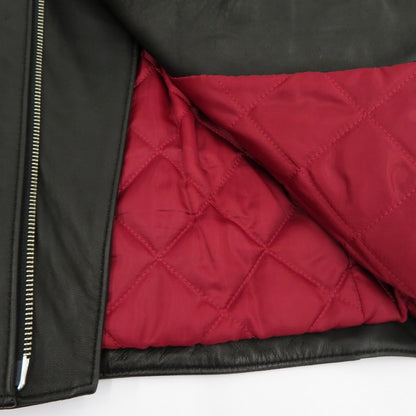 MEN'S BIGI | メンズビギ Union Station 羊革ダブルライダースジャケット レザー M0873LJM902 ブラック サイズ：M【瀬戸大橋店】