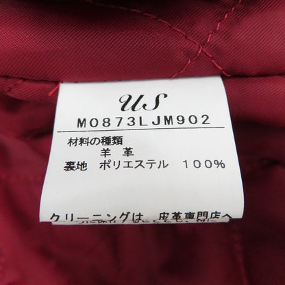 MEN'S BIGI | メンズビギ Union Station 羊革ダブルライダースジャケット レザー M0873LJM902 ブラック サイズ：M【瀬戸大橋店】