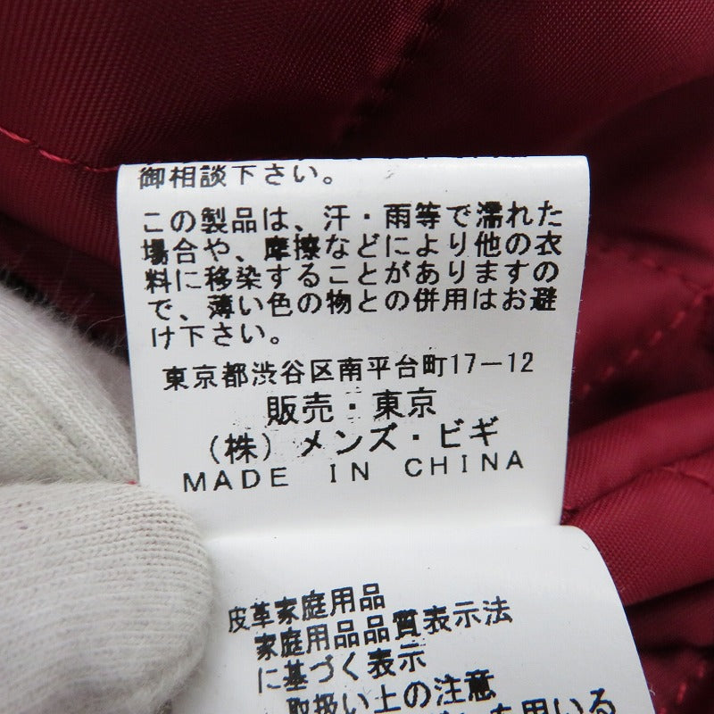 MEN'S BIGI | メンズビギ Union Station 羊革ダブルライダースジャケット レザー M0873LJM902 ブラック サイズ：M【瀬戸大橋店】
