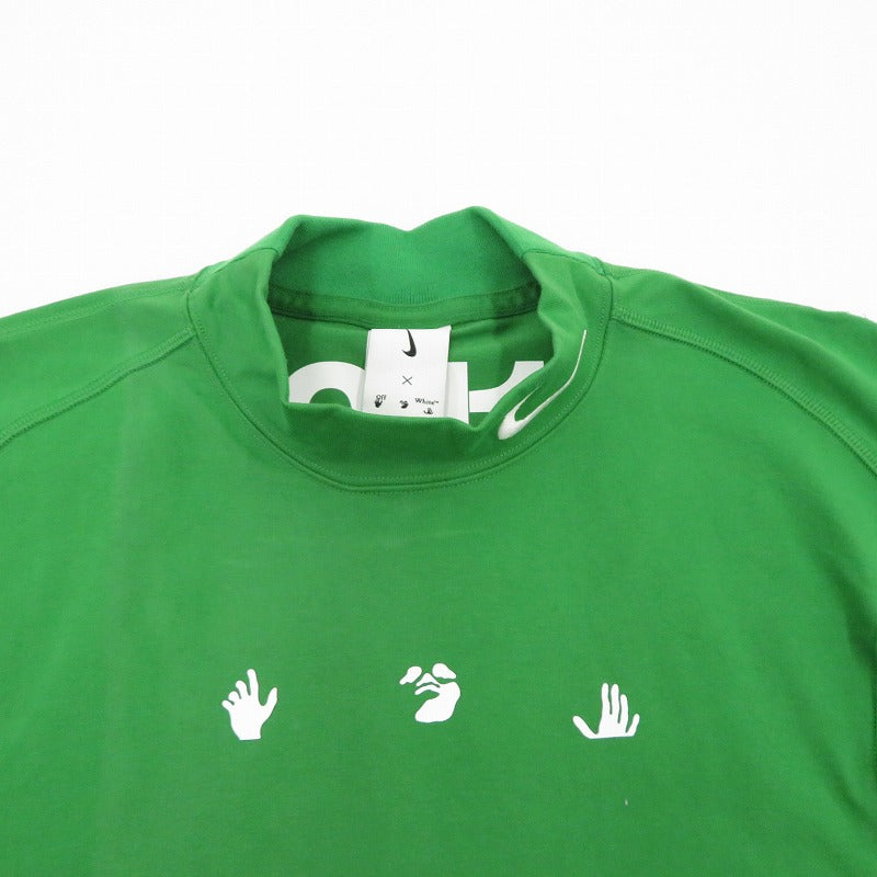 NIKE | ナイキ ×OFF-WHITE/NRG MC SS TOP 半袖Ｔシャツ DV4454-389 グリーン サイズ：S【瀬戸大橋店】