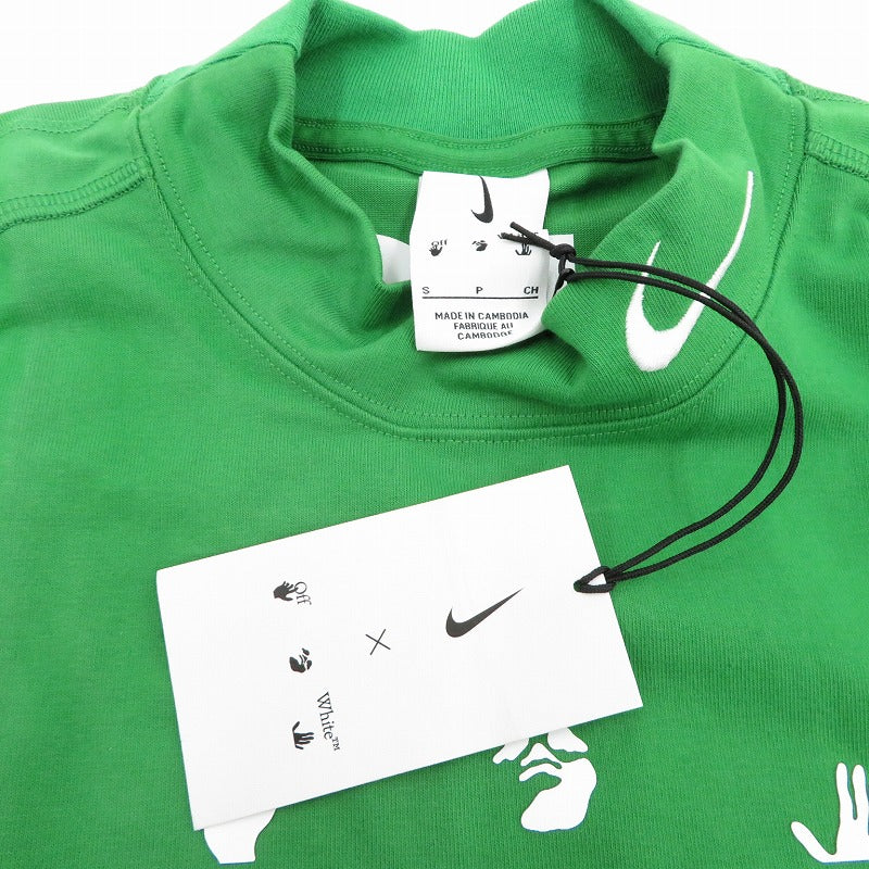 NIKE | ナイキ ×OFF-WHITE/NRG MC SS TOP 半袖Ｔシャツ DV4454-389 グリーン サイズ：S【瀬戸大橋店】