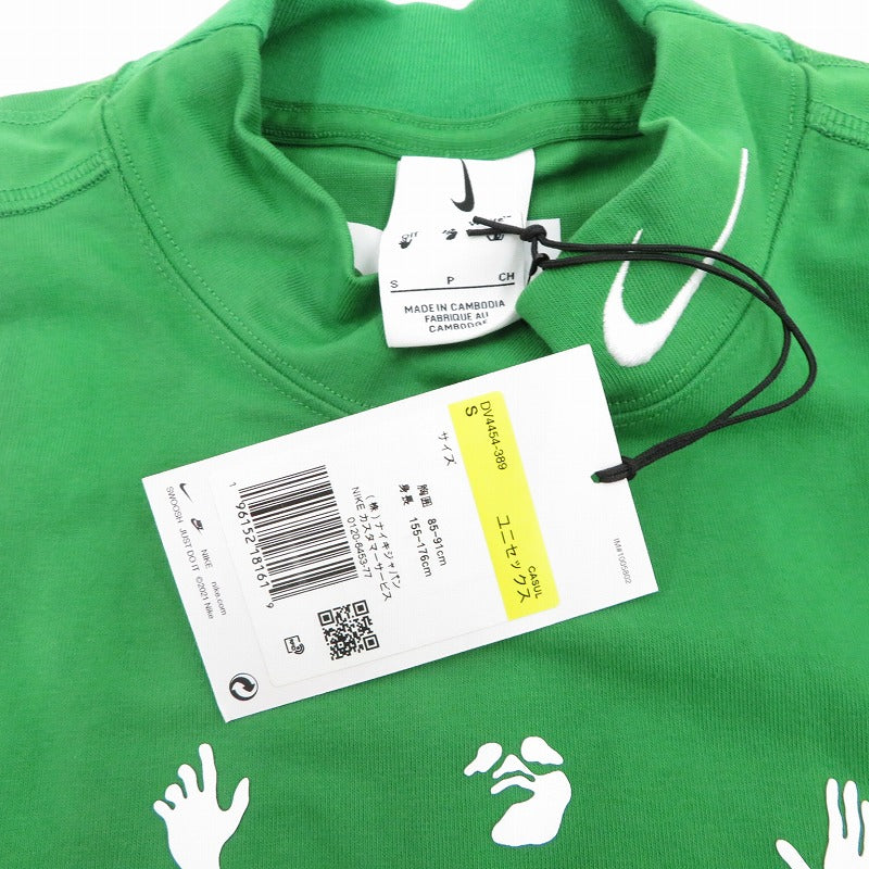 NIKE | ナイキ ×OFF-WHITE/NRG MC SS TOP 半袖Ｔシャツ DV4454-389 グリーン サイズ：S【瀬戸大橋店】