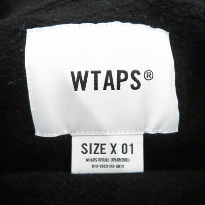 W)TAPS | ダブルタップス Academy / Hoody / Cotton. College パーカー 241ATDT-CSM04 ブラック サイズ：1【瀬戸大橋店】