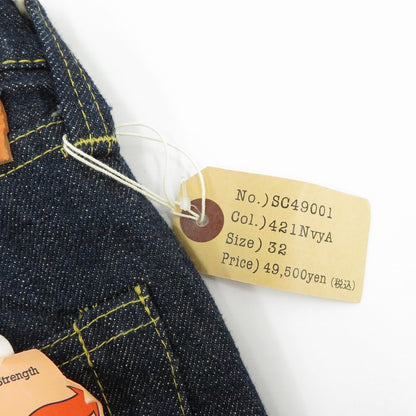 SUGAR CANE | シュガーケーン BLUE DENIM WAIST OVERALLS “S1945” デニムパンツ Lot No. SC49001 ネイビー サイズ：32【瀬戸大橋店】
