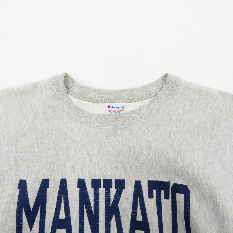 Champion | チャンピオン MANKATO STATE スウェット グレー サイズ：XL【瀬戸大橋店】