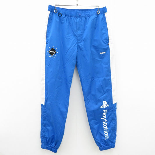 FCRB | エフシーアールビー ×Playstation WARM UP PANTS パンツ FCRB-242002 ブルー サイズ：M【瀬戸大橋店】