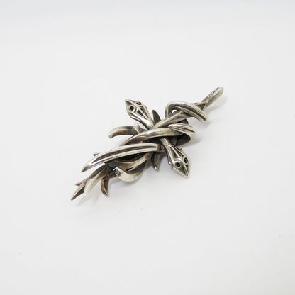 M'S COLLECTION | エムズコレクション TENTACLES CROSS PENDANT L ペンダントトップ X0238 シルバー【瀬戸大橋店】