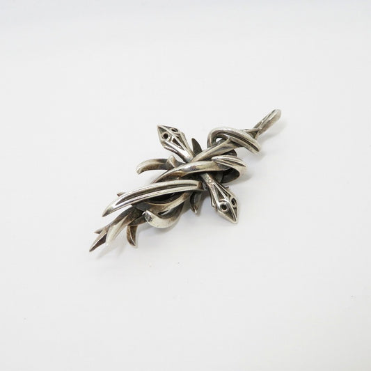 M'S COLLECTION | エムズコレクション TENTACLES CROSS PENDANT L ペンダントトップ X0238 シルバー【瀬戸大橋店】