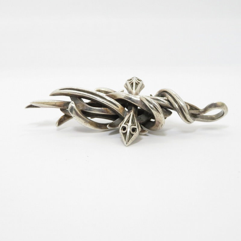 M'S COLLECTION | エムズコレクション TENTACLES CROSS PENDANT L ペンダントトップ X0238 シルバー【瀬戸大橋店】