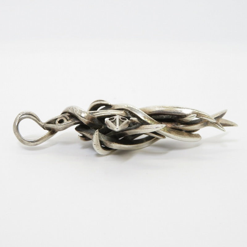 M'S COLLECTION | エムズコレクション TENTACLES CROSS PENDANT L ペンダントトップ X0238 シルバー【瀬戸大橋店】