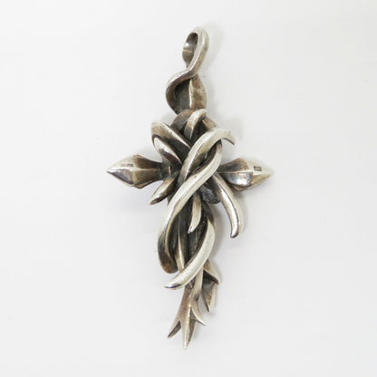 M'S COLLECTION | エムズコレクション TENTACLES CROSS PENDANT L ペンダントトップ X0238 シルバー【瀬戸大橋店】