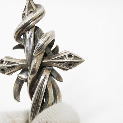 M'S COLLECTION | エムズコレクション TENTACLES CROSS PENDANT L ペンダントトップ X0238 シルバー【瀬戸大橋店】