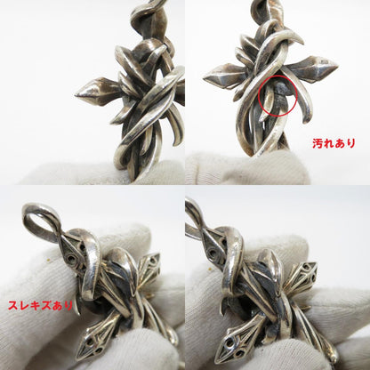 M'S COLLECTION | エムズコレクション TENTACLES CROSS PENDANT L ペンダントトップ X0238 シルバー【瀬戸大橋店】